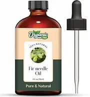 Organic Zing Fir Needle (Abies holophylla) Oil | Pure & Natural Essential Oil for Skincare, Massage, Aroma & Diffuser - 118ml/3.99fl oz