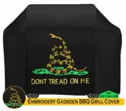 NEW G128 Grill Cover 58 IN Gadsden Don't Tread on Me Heavy Duty Waterproof BBQ