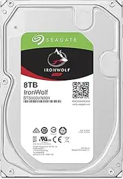 Seagate 8TB 3.5" 7200rpm SATA IronWolf NAS HDD PN ST8000VN004