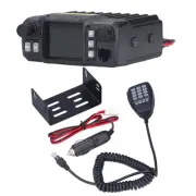 Car Mini Mobile Radio Quad Band 200 Channels VHF 136‑174MHz 220‑270MHz Backlight