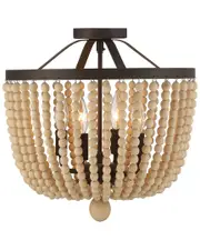 Crystorama Rylee 4 Light Forged Bronze Ceiling Mount