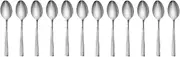 Stainless Steel Tea Spoon Set – 12 Pieces, Silver Finish – 28L x 8.5W cm, 1.5 mm Thickness – Elegant & Durable Cutlery for Everyday Use