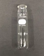 LOT OF 65 40ml Pyrex 8400 Round Bottom Glass Culture Test Tube