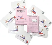 OnlinePilatesClasses Pilates Mat Deck with Video Tutorials, Fitness Cards with All-Levels Cards Set for Home Gym Exercise, No Equipment Workouts