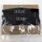 Rae Dunn Black Face Mask Reusable Imagine & Dream