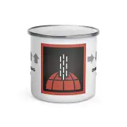 Orbital Gatling Barrage Stratagem 12oz Enamel Mug