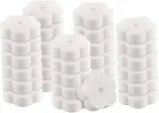 [Levemolo] White Flower Filtering Sponge 30pcs Oil Absorbing Sponge Dish Scrubber Bathroom Scrubber