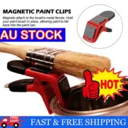 Paint Brush Holder Magnetic Clamp Holder Tin decorating Lid Opener tool IW