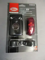 BELL ARELLA 850 HI-OUTPUT BICYCLE LIGHT SET FRONT & BACK WITH BRACKETS (n)
