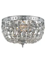 Crystorama 2-Light Richmond Flush with Swarovski Crystals