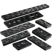 Quick Release QR Plate Tripod Ballhead Adapter Holder For Arca Swiss Benro