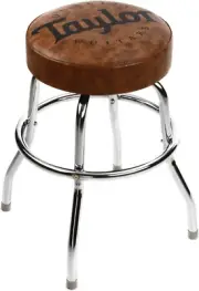 24 Inches Logo Barstool - Brown