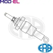 4x GLOW PLUG 886106 FOR MERCEDES-BENZ 8 123/T-Model G-CLASS HENSCHEL/2-t T1 2.0L