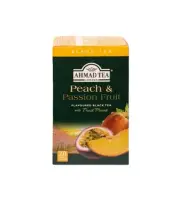 Black Tea, Peach And Passion Fruit Teabags, 20 ct (Pack Of 6) - Caffeinated A...