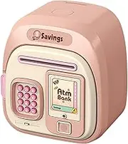 Kids Safe Bank | Electronic Kids Money Bank with Password Lock - Money Saver Storage Cute Coin Counting Bank Battery Powered for Kids Boys Girls Birthday Christmas