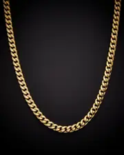 14K Italian Gold Cuban Link 30in Necklace