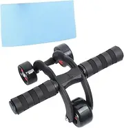 Toddmomy 1pc Abdominal Wheel for Core Strength Training Abdominal Muscle Roller for Household Exercise Equipment for Fat Burning and Endurance Fitness Black