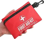 101 Piece First Aid Kit - Camping Essentials, Hiking, Home Essentials, Car Emergency Kit, Hiking Gear, Mini First Aid Kit Travel, Car Essentials, Survival Stuff