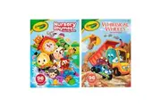 Crayola Kids Creative 96pg Nursery Rhymes Whimsical Wheels Colouring Book 36m+