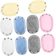 BEBEMOKO 10pcs Cotton Sleep Suit Extender Toddler Jumpsuits Extender for Boys Girls Comfortable and Breathable Baby Clothing