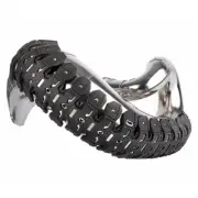 Polisport Black Armadillo 2T Pipe Guard for KTM 350 MX 1990