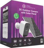 Connect SmartHome 2K Outdoor Camera with 3W solar panel