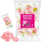 Japanese Sakura Mochi Candies -Cherry blossom Rice Cakes 300g/Bag Free Shipping