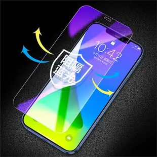 OPPO F19 F17 F11 Pro抗藍光全屏F5 F7 F9 F1S紫光手機鋼化玻璃膜