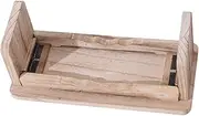 Wooden Meditation Chair Zen Kneel Sit Stool Portable Bench for Home Office