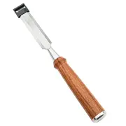 20mm Piercing Shank Woodworking Chisel Chrome Vanadium Steel African Rosewood Handle Flat Chisel for Woodworking and Car