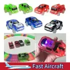 Cars for Magic-Tracks Glow cute Dark Light Up Car Race Amazing Racetrack Toys