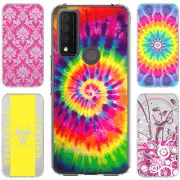 For TCL 30XE 5g 40XE 30V 20XE 20A ShockProof TPU Phone Case+Tempered Glass-COR