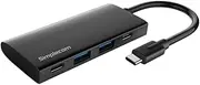 Simplecom CH382 USB 3.2 Gen 2 USB-C 4 Port 10Gbps Hub (2X USB-A and 2X USB-C)