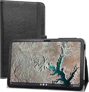 [LiuShan] Compatible with Nokia T20 Case,PU Leather Slim Folding Stand Cover for 10.4" Nokia T20 Tablet (Not Fit Other Tablet),Black