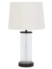 Sullivan Round 1 Light Table Lamp in Black