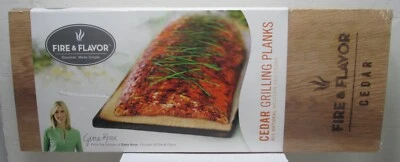 Gena Knox All Natural Cedar Grilling Planks - Lot Of 2 Rectangular 15"X6” - New