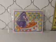 Vintage Unopened Scratch N Sniff, McDonald's Valentine, Grimace, You Shake Me