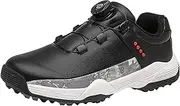 [JiuQing] Women's Golf Shoes Spikeless Casual Anti Slip Sneaker Quick Closing Lightweight