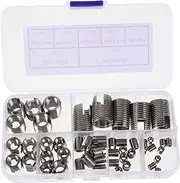 ULTECHNOVO 50pcs Self Tapping Thread Repair Tool Kit with Stainless Steel Threaded Inserts for Quick Install and Inner Thread Reinforcement