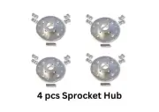 4 Pcs Azusa Go Kart Mini Bike Sprocket Hub 1" bore 1/4" keyway With Hardware Kit