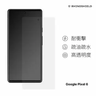 【RHINOSHIELD 犀牛盾】Google Pixel 6/6 Pro 滿版衝擊曲面保護貼(獨家耐衝擊材料 原廠出貨)