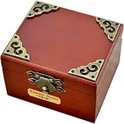 YouTang(TM) Retro Wooden 18-Note Wind-up Musical Box Mini Size Music Box,Musical Toys,Tune:Love Story