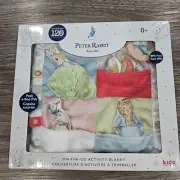 Peter Rabbit Security Blanket Beatrix Potter Peek a Boo Pals On the go Activity