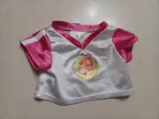 Build A Bear Workshop Soccer Jersey Top Pink White