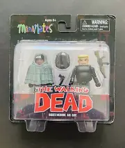Walking Dead Minimates Series 4 Hooded Michonne & Gabe 2” Figures