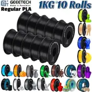Geeetech 10KG 3D Filaments 1kg/roll Regular PLA 1.75mm PLA Precision Consumables