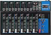 Labymos 7 Portable o Mixer w/USB DJ SoundF7 Mixing Console MP3 Jack 48V Power for Computer, 7-Channel Bands Mixing ds For Studio