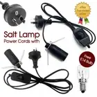 Himalayan Salt Lamp ON/OFF Power Cord 1.5m Cable with FREE E14 15W Dimmable Bulb