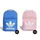 【adidas 愛迪達】Originals Trefoil Backpack 粉白色 藍白色 三葉草 帆布 後背包 DJ2173/DJ2172