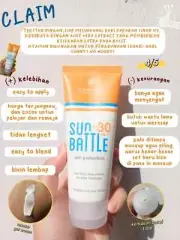 EMINA (Exp：2027)Sun Battle SPF30 PA+++ 60ml WORLD WIDE